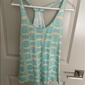 Green Apple Racerback Tank Top Size Large